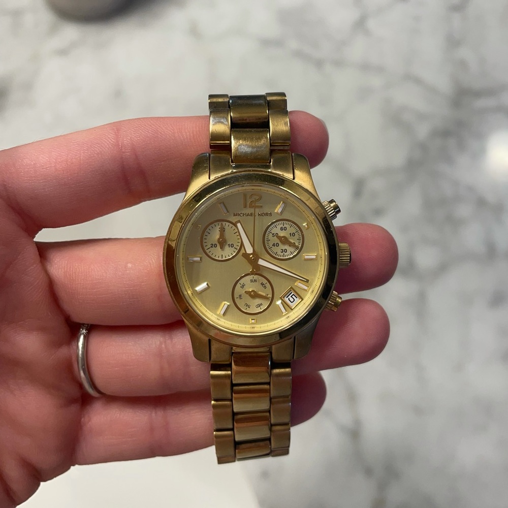Gold Michael Kors Watch